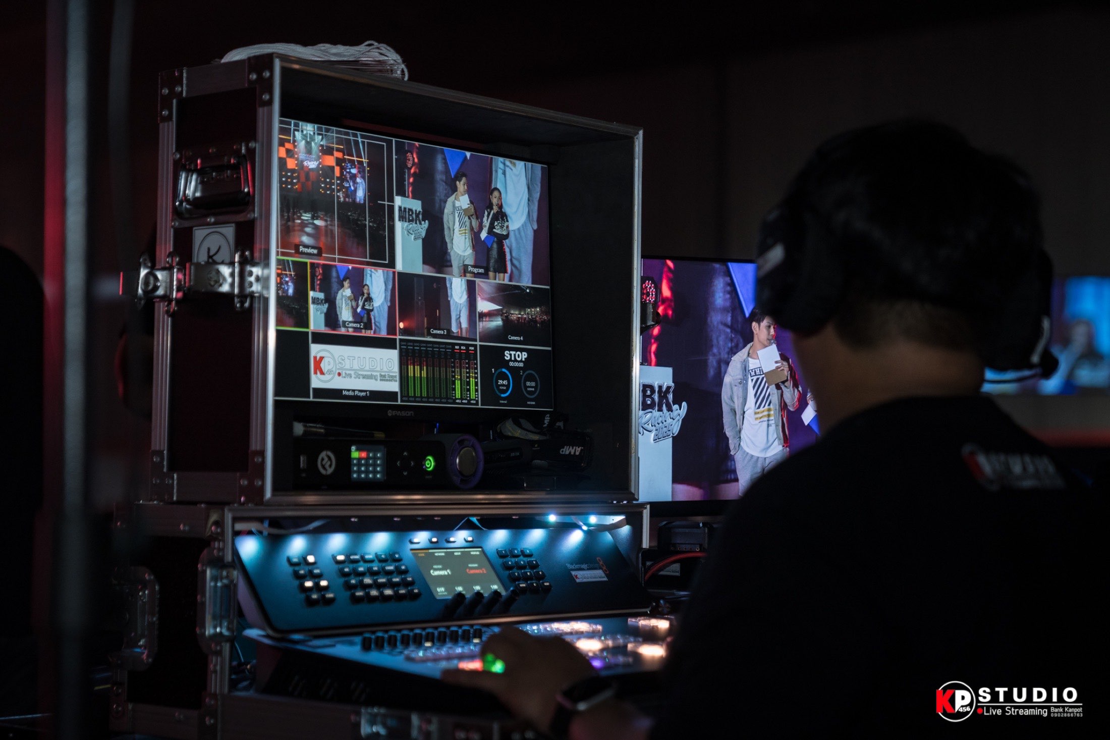สวิตช์เชอร์และจอ Multiview ในงานถ่ายทอดสดในร่ม